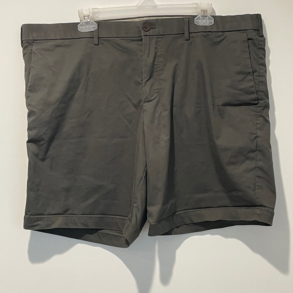 Banana Republic Mens 9" Shorts‎ Gray Casual Chino Flat Front Pockets